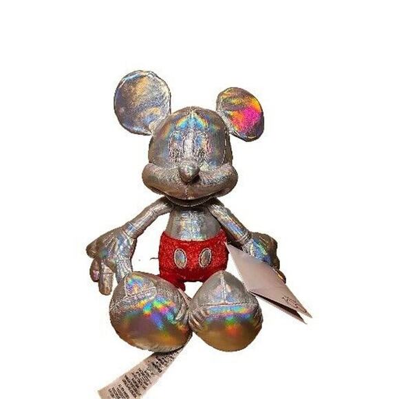 Disney Other - New With Tag Mickey Mouse Disney 100 Years Of Wonder Platinum Plush Disney Parks